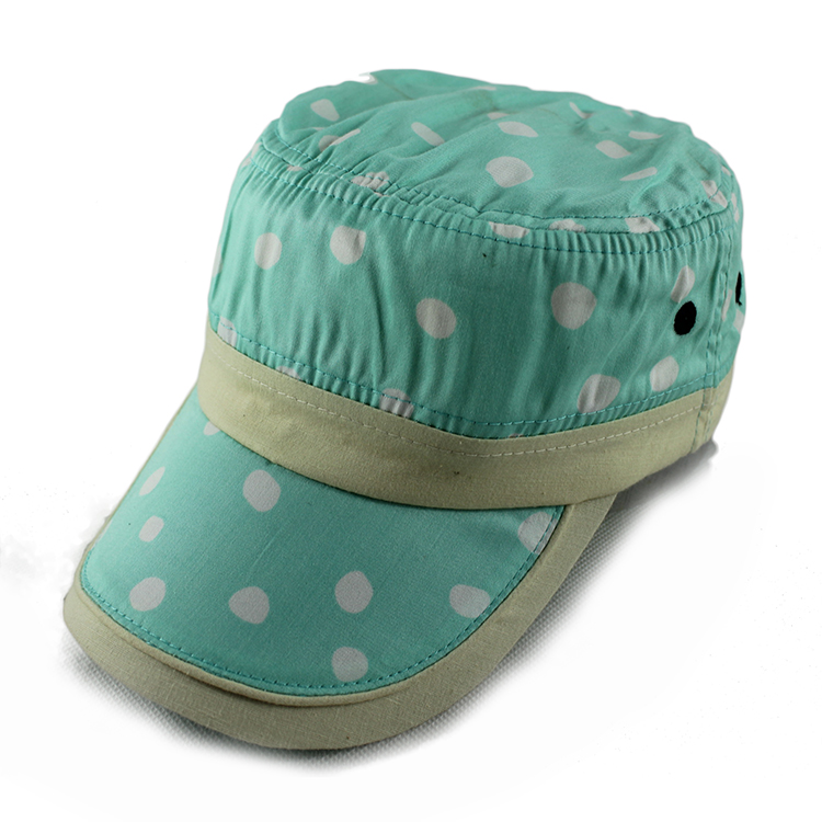 兒童軍帽-戶外平頂兒童帽子定制