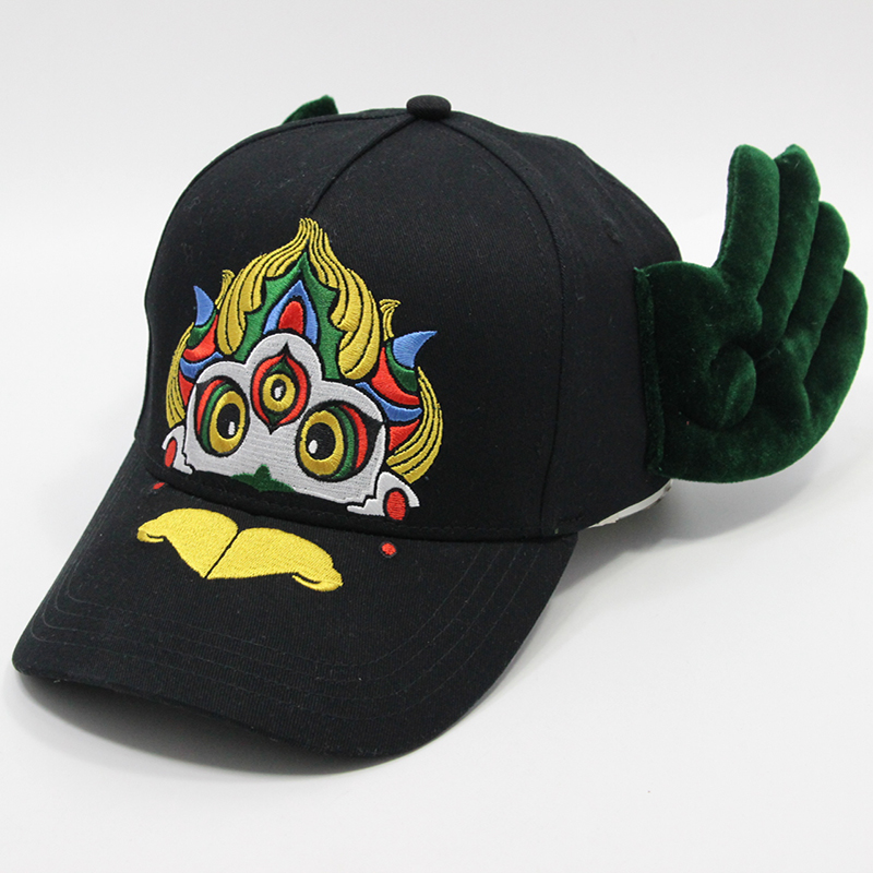 刺繡兒童帽廠家-繡花兒童鴨舌帽定制