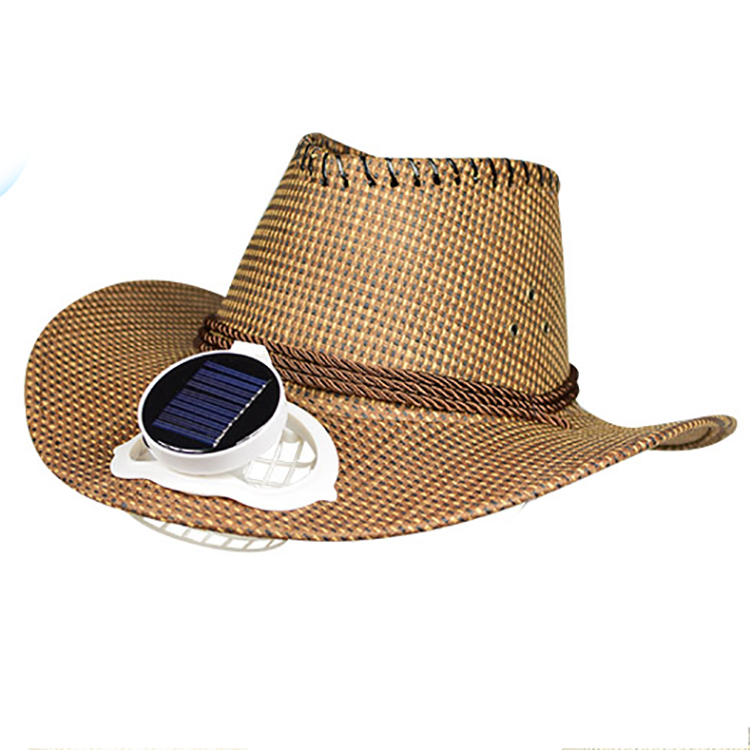 風(fēng)扇功能草帽訂做-風(fēng)扇帽子設(shè)計訂做廠家