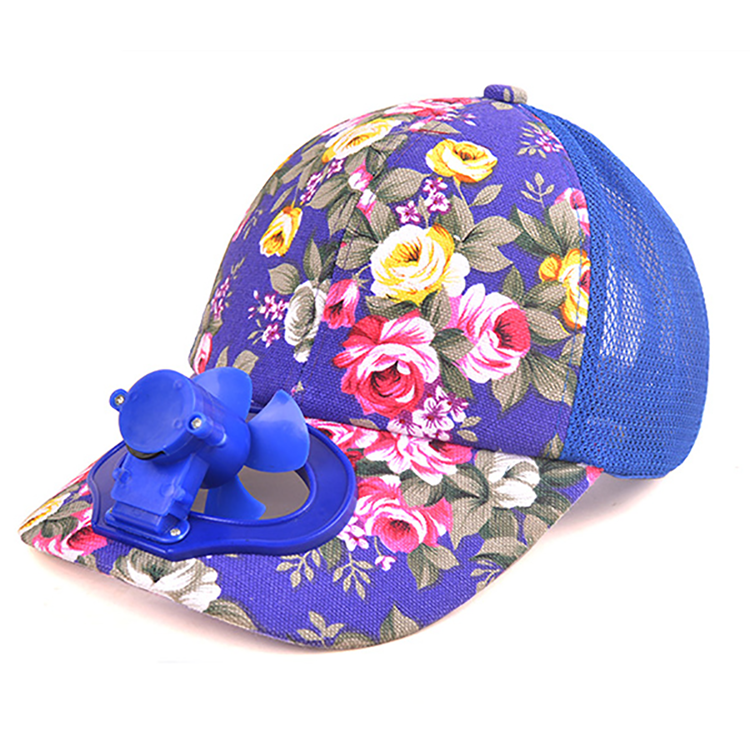 時尚兒童風(fēng)扇帽子-訂做風(fēng)扇功能帽廠家