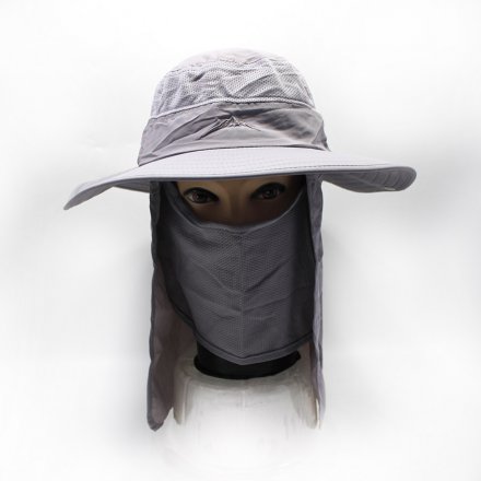 戶外帽廠家-可拆防蚊戶外帽定制