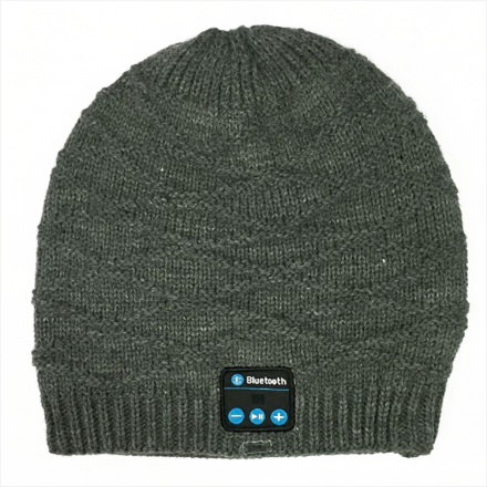 藍(lán)牙可聽(tīng)音樂(lè)針織帽定制 