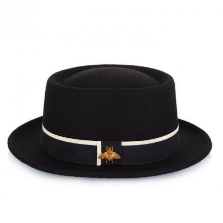 東莞帽子廠定做秋冬純羊毛韓版時(shí)尚爵士帽