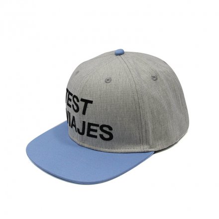 時(shí)尚字母繡花平沿帽定制