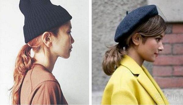 戴帽子的發(fā)型