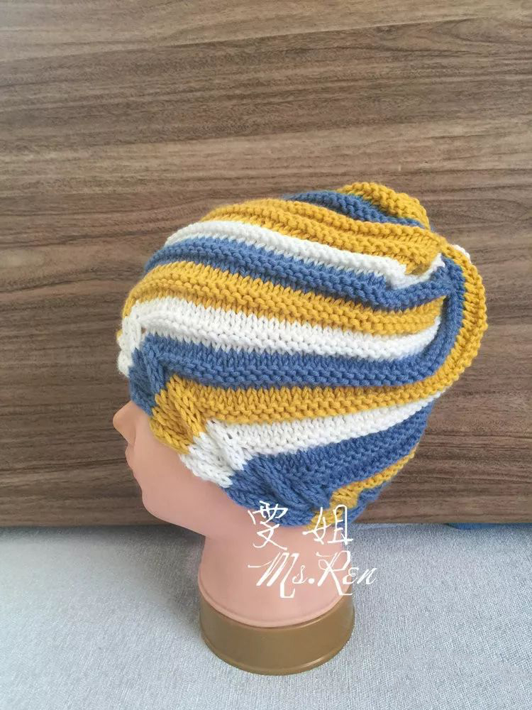 毛線帽子的編輯方法