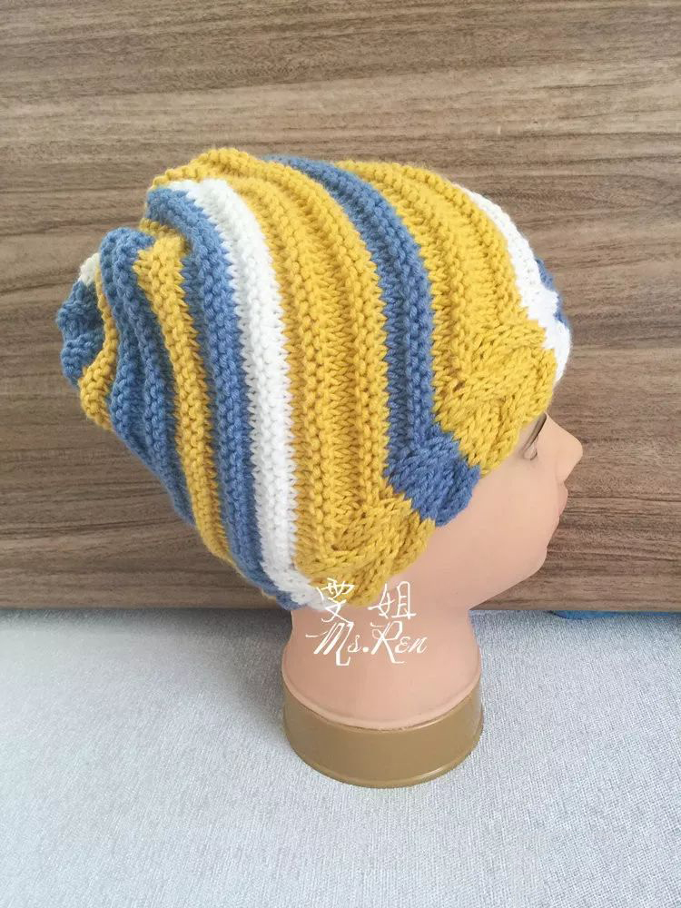 毛線帽子的編織方法